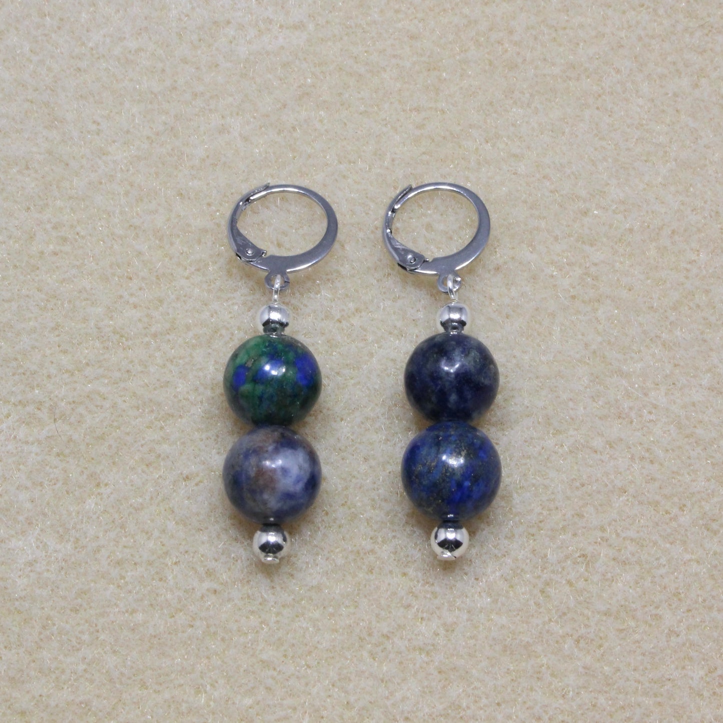 Azurite Drop Earrings